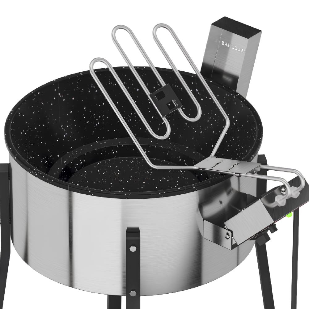 Tacho Fritador Elétrico a Óleo 15 Litros Comercial Esmaltado 5500w Trfe 15 220v - Metalcubas 25608