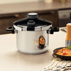 Panela Pressão Presto Aço Inox Fundo Triplo 5 Dispositivos de Segurança 22 cm 6l - Tramontina 62518220