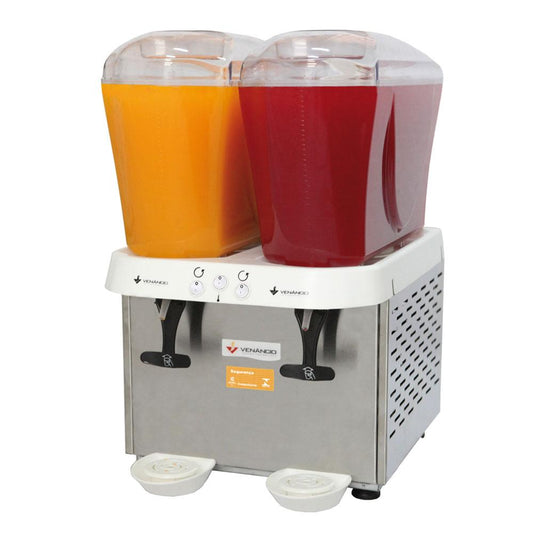Refresqueira Máquina Suco Suqueira Inox RV216 2 Tanque 16 L Venâncio