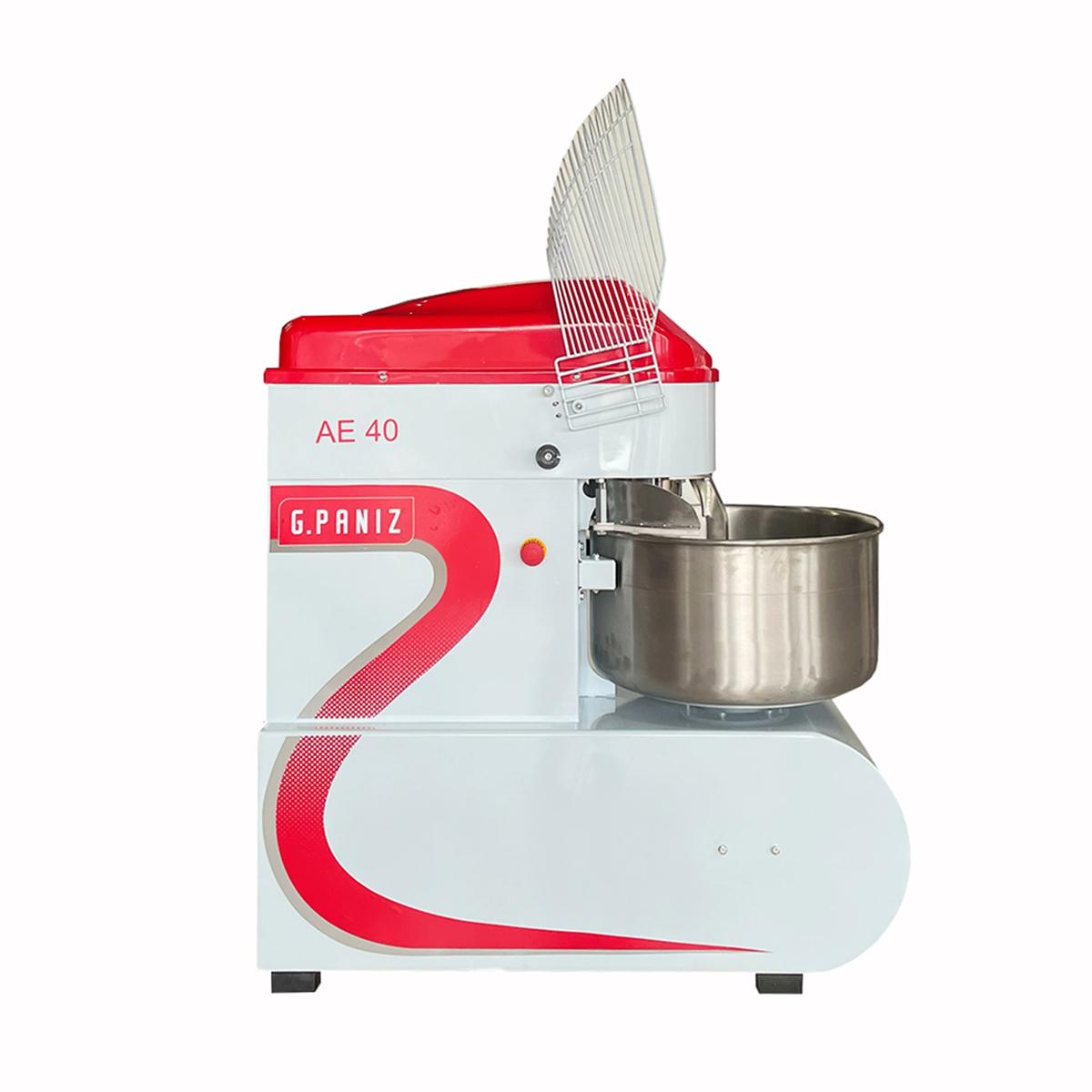 Amassadeira Espiral Masseira Industrial 40kg Epóxi 2 Vel Trifásica AE 40 g2 Painel+ 380t - Gpaniz