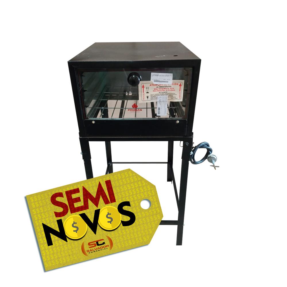 Semi - Forno Com Pedra Refratária Com Cavalete e Kit Gás Fsp-6800at - Progás