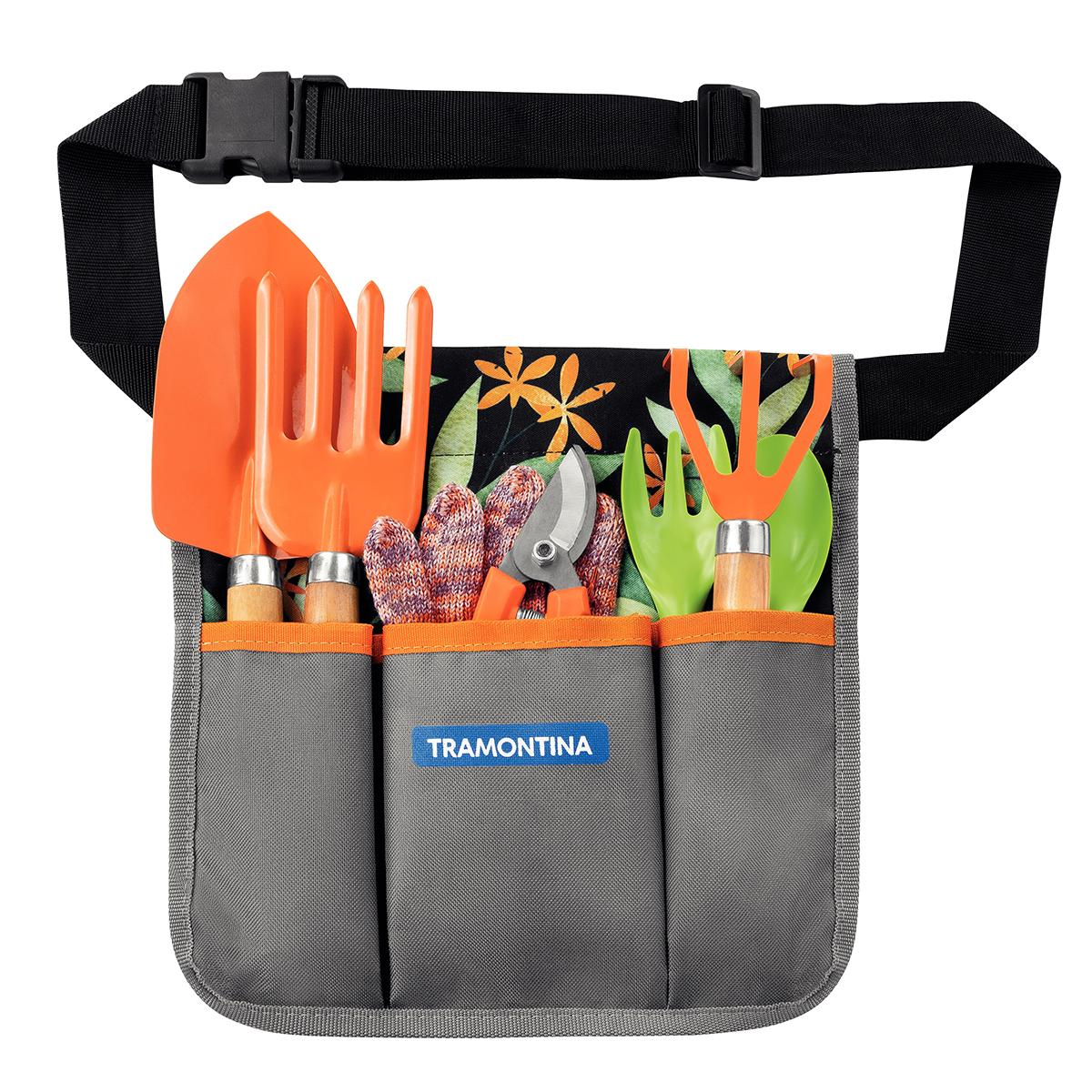 Conjunto Para Jardinagem Ferramentas Diversas Cinto 8 Peças - Tramontina 78119805