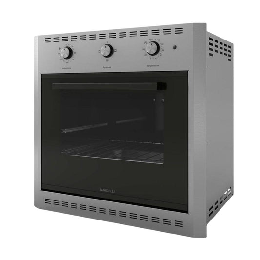 Forno Elétrico de Embutir Inox 60L 1750W Até 300°C E60I 127V Inox - Nardelli 10016351-1