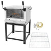 Kit - Forno Gás Industrial Roma Inox Firi80 + Grade Extra + Kit Gás