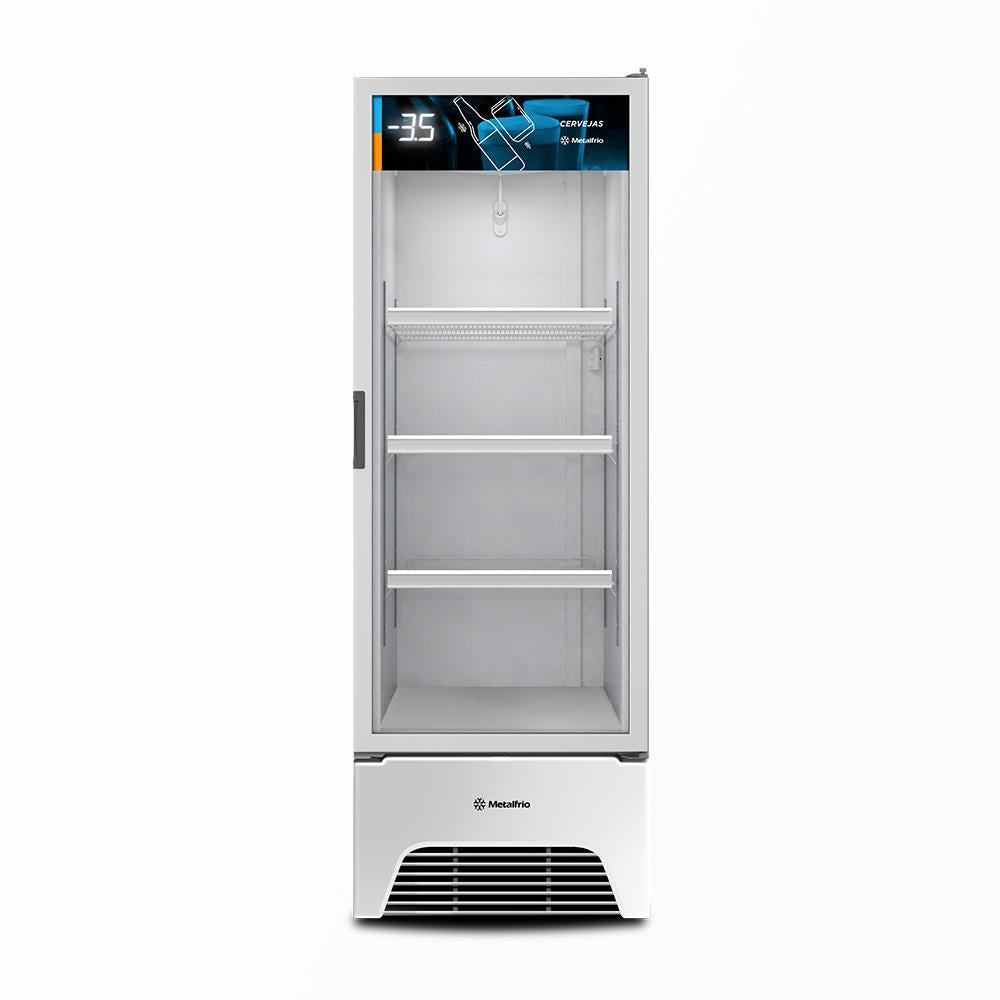 Cervejeira Expositor Vertical 127V Porta de Vidro 513/576 Litros VN50AH Optima Branca - Metalfrio