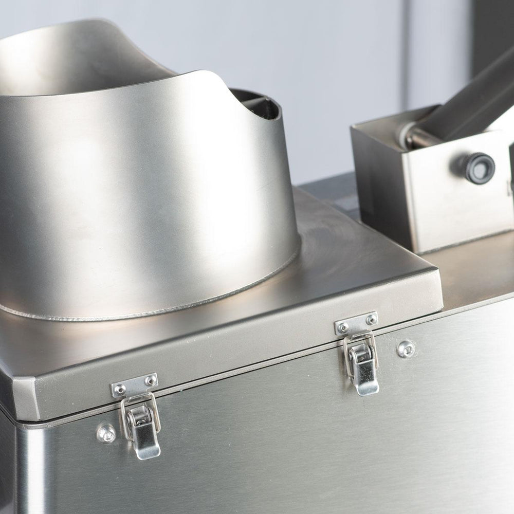Processador de Alimentos Inox Com 5 Discos 0,75cv + Grade Cubo 8mm PA210-i Bivolt - Caf PA210231F34