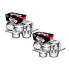 Kit - 2 Jogos de Panelas Solar 6pçs Inox
