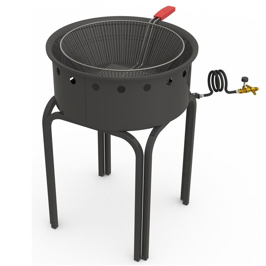 Fritadeira Industrial a Gás 14 Litros Tacho Coluna Alta Pressão PR-14G - Progás