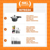 Kit - Panela de Pressão 4,5L Grafite + 1 Faqueiro 30pç + 1 Conjunto Facas 9pç - Tramontina