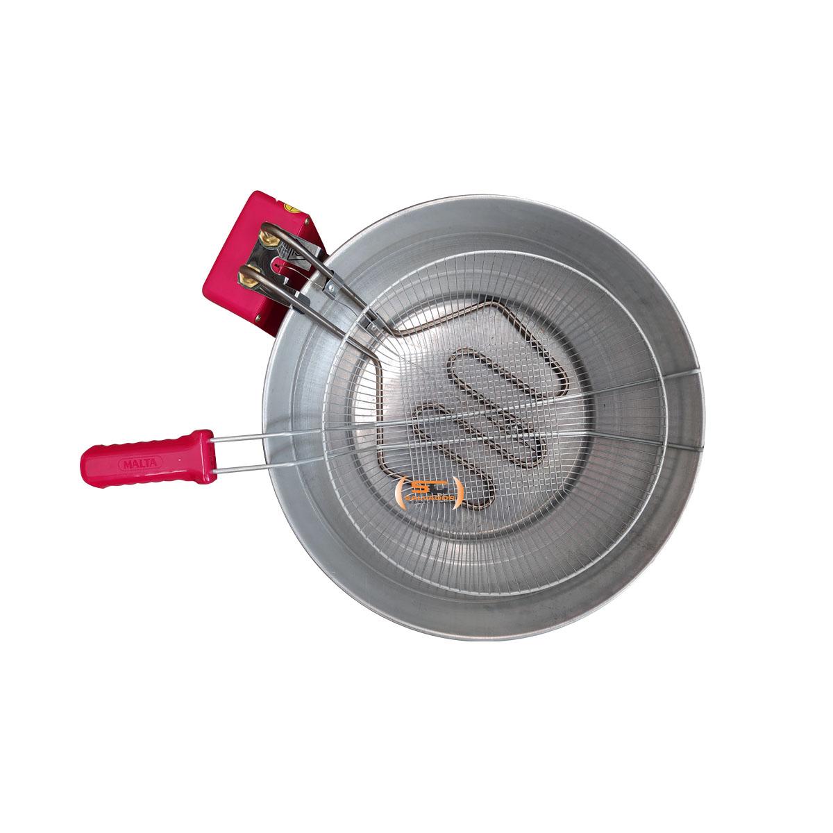 Fritador Elétrico Inox Tacho Fritura  Alumínio 7 Lts 127v 26110 - Malta