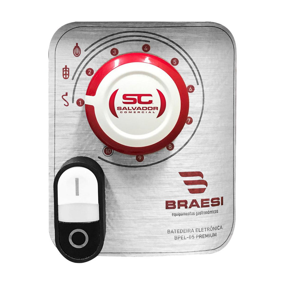 Batedeira Planetária Industrial Epóxi 5L e 10 Velocidades BPEL-05 Premium - Braesi