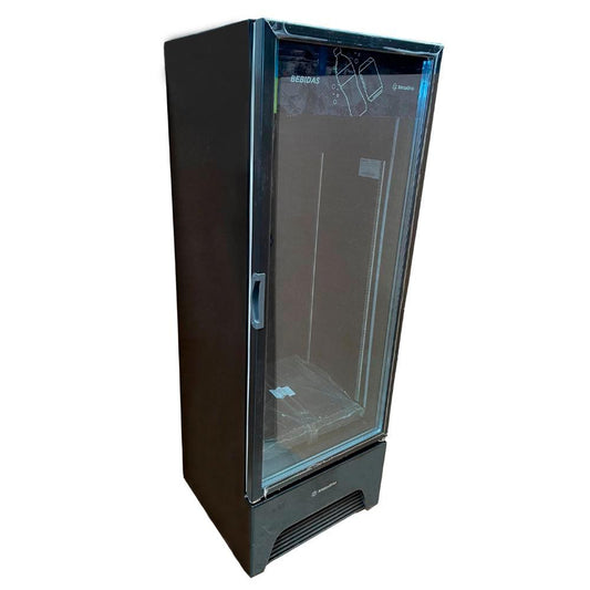 SEMINOVO - Visa Cooler Refrigerador Expositor de Bebidas Vertical 2 a 8ºc 370l Vb40ah 127V All Black - Metalfrio