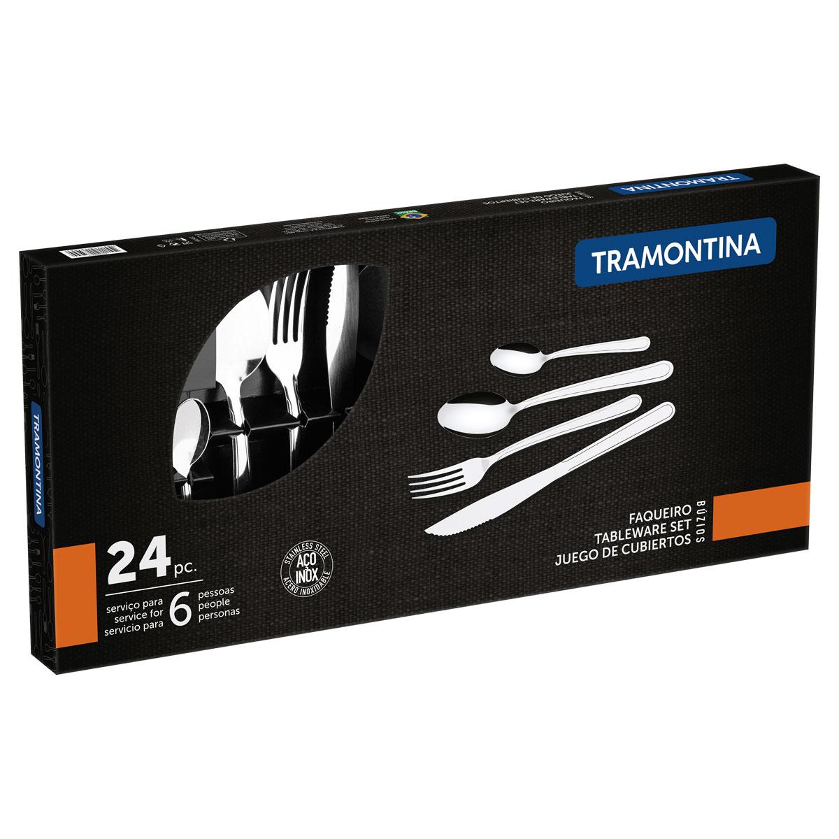 Faqueiro Facas Talheres Inox Buzios 24pç 23799/071 - Tramontina