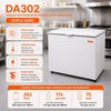 SEMINOVO - Freezer Refrigerador /Congelador Horizontal Dupla Ação 293l Da302  Bivolt (com Transformador) - Metalfrio