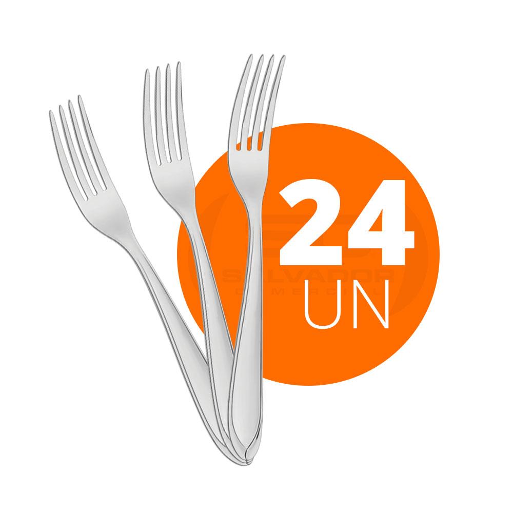 Kit 24 Garfos de Mesa Luxo Laguna em Aço Inox GITOP - Tramontina