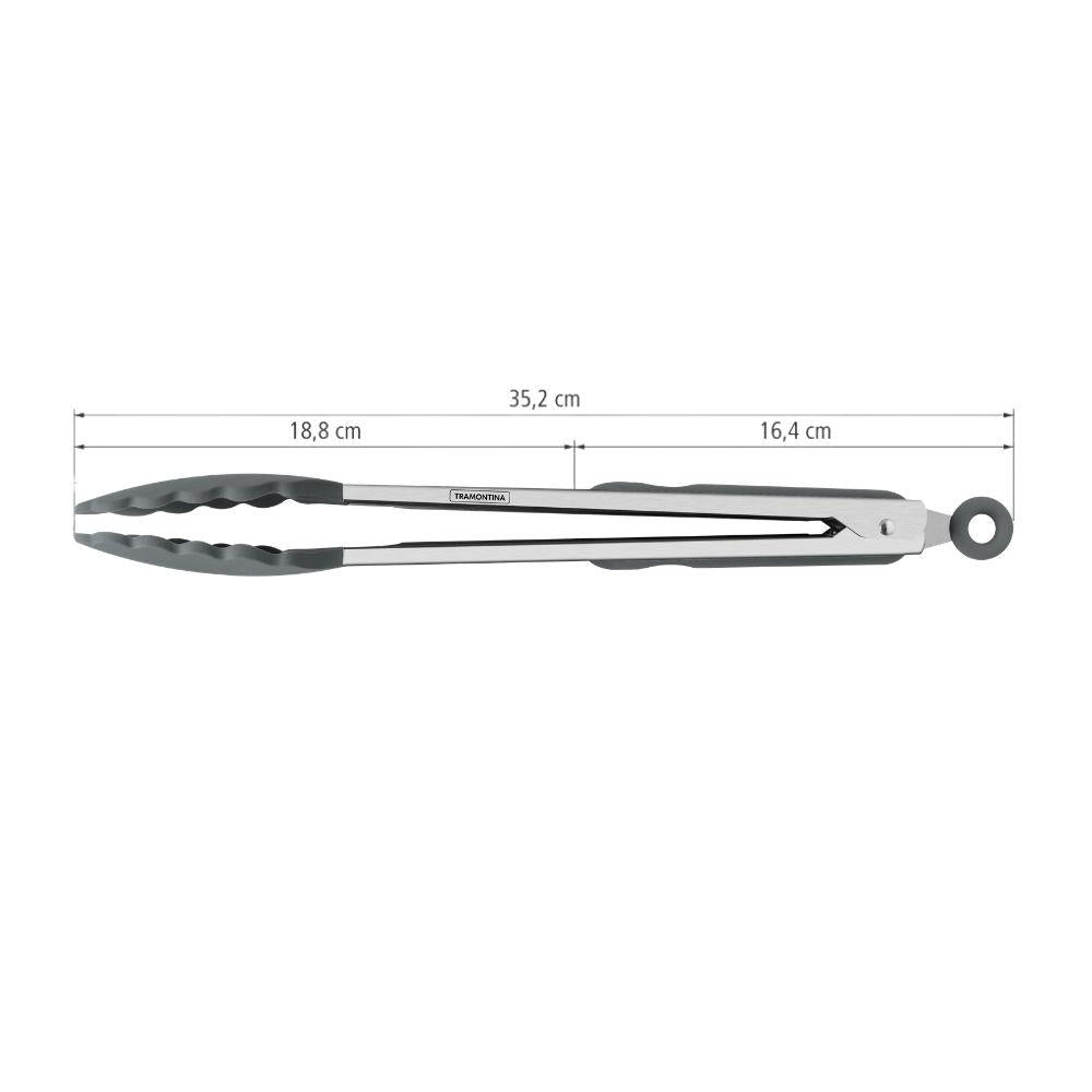 Kit Caçarola Aço Inox Solar 4,7 Litros PIT 1 + Pegador Térmico Moldê em Silicone 35 cm - Tramontina