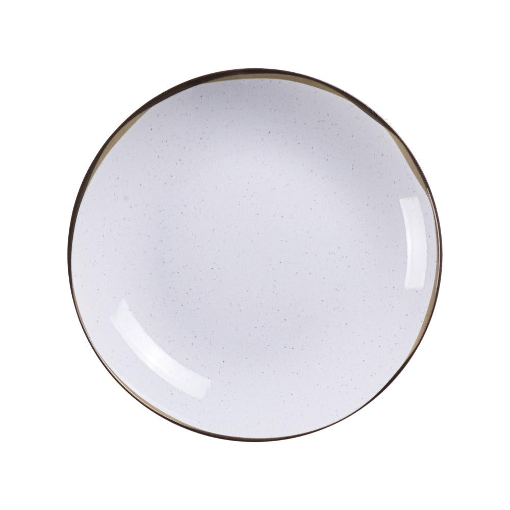 Jogo de Pratos Fundo 21cm Canyon 12 Peças em Porcelana Decorada - Tramontina 96580134