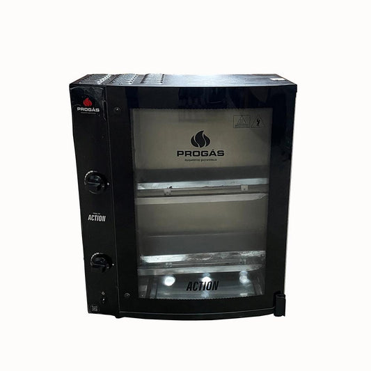 Semi - Forno Assador Rotativo 5 Espetos Tubular a Gás Prac-05t Action Bivolt - Progás P43589