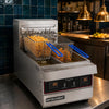 Fritador Zona Fria de Óleo Elétrico Mesa Premium Duplo Display FOE2C M DP PRM 220v Metalcubas 27288