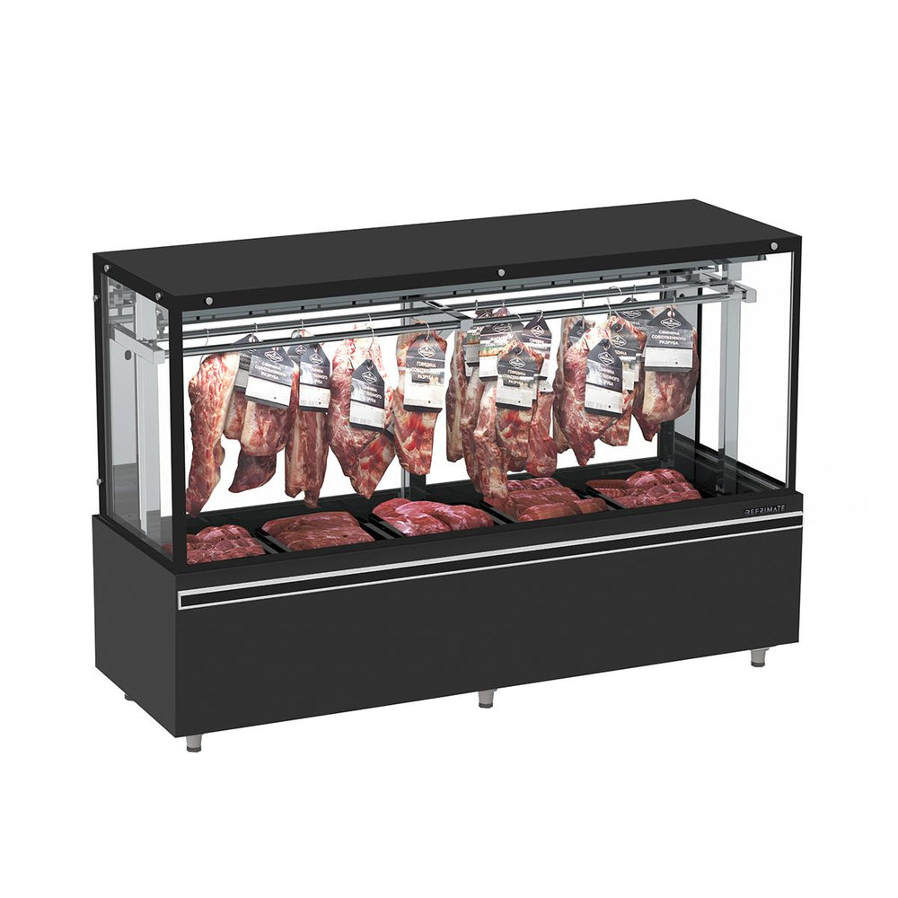 Expositor De Açougue Profissional Vanguard Gancheira Dupla Ar Forçado 2m EAVTG2000AF 220V – Refrimate