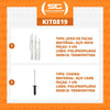 Kit - Faqueiro Premium 3 Peças + 1 Chaira Estriada 8 Pol Ultracorte - Tramontina