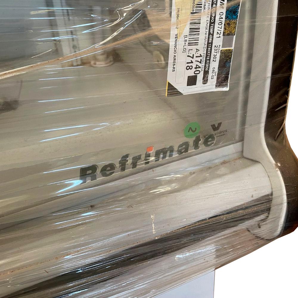 SEMINOVO - Vitrine New Panorâmica Refrigerada Serpentina 1,79m, Vnprs 1790 Preto 220V - Refrimate