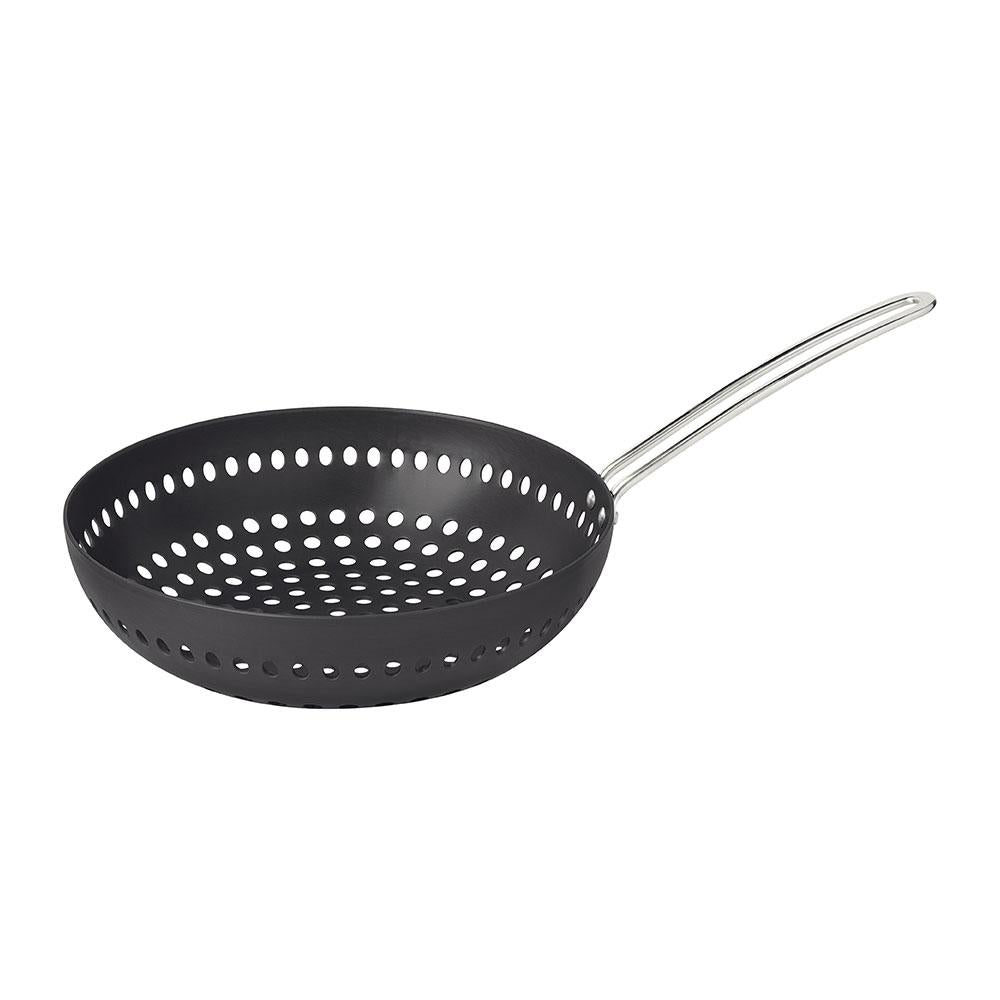Grelha Wok Furada Churrasco em Alumínio Anodizado Com Cabo 26 cm ø – Tramontina 20847026
