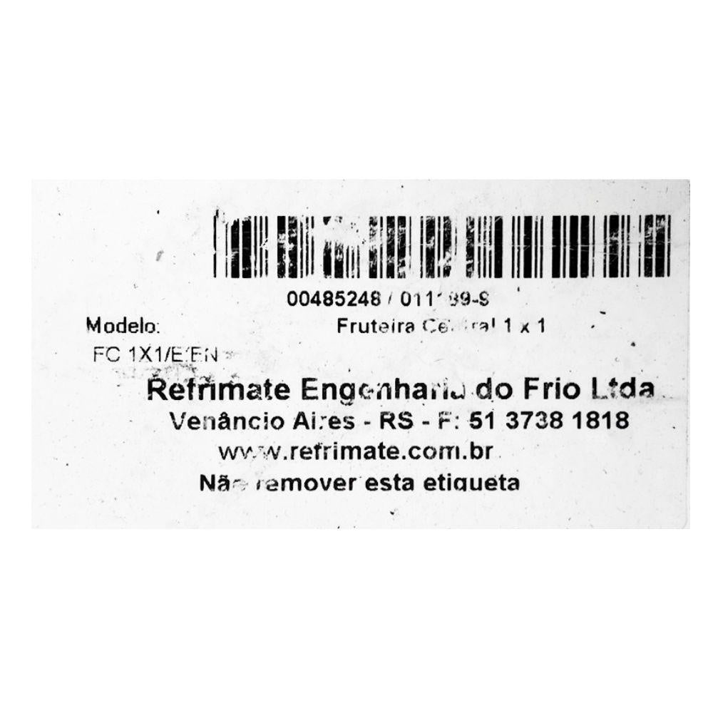 SEMINOVO - Fruteira Central Frutas e Verduras 1m x 1m Fc1/1 - Refrimate
