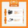 Amaciador de Carne Inox Profissional AB 2 em 1 com Kit Strogonoff Iscas de Carne 127V - Skymsen