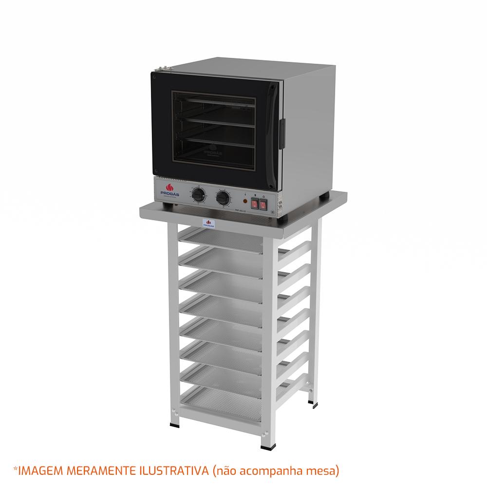 Kit Forno Turbo Elétrico PRP-004 G2 220V Preto Progás + 8 Assadeiras Cimapi