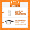 Kit - Faqueiro Premium 3 Peças + 1 Panelas Pressão Inox Solar 6 L - Tramontina