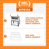 Kit - Forno Elétrico Industrial Roma Inox Feri90 + Grade Extra - Venâncio