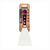 Espátula Raspador Para Chapa Lâmina Inox Cabo Madeira Polywood Vermelho 5" - Tramontina 21166175