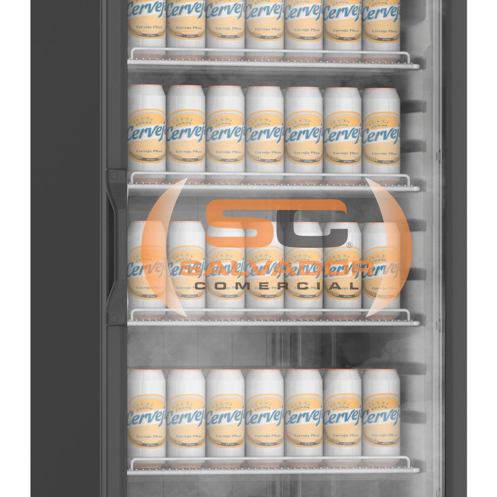 Visa Cooler Cervejeiro Porta de Vidro -5,5 a 4 ºC 400L VCCE400PV 220V - Refrimate