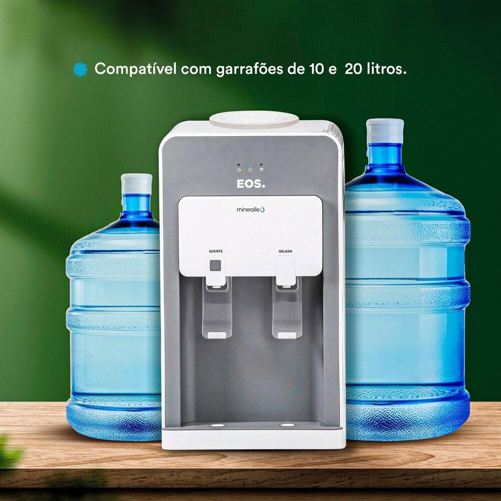 Bebedouro De Mesa De Água Galão Quente E Frio Eletrônico EBE02QS 220V - EOS