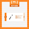 Kit - 6 Colheres de Sobremesa Leme Com Lâmina Em Aço Inox Cabo Preto Cspbag - Tramontina