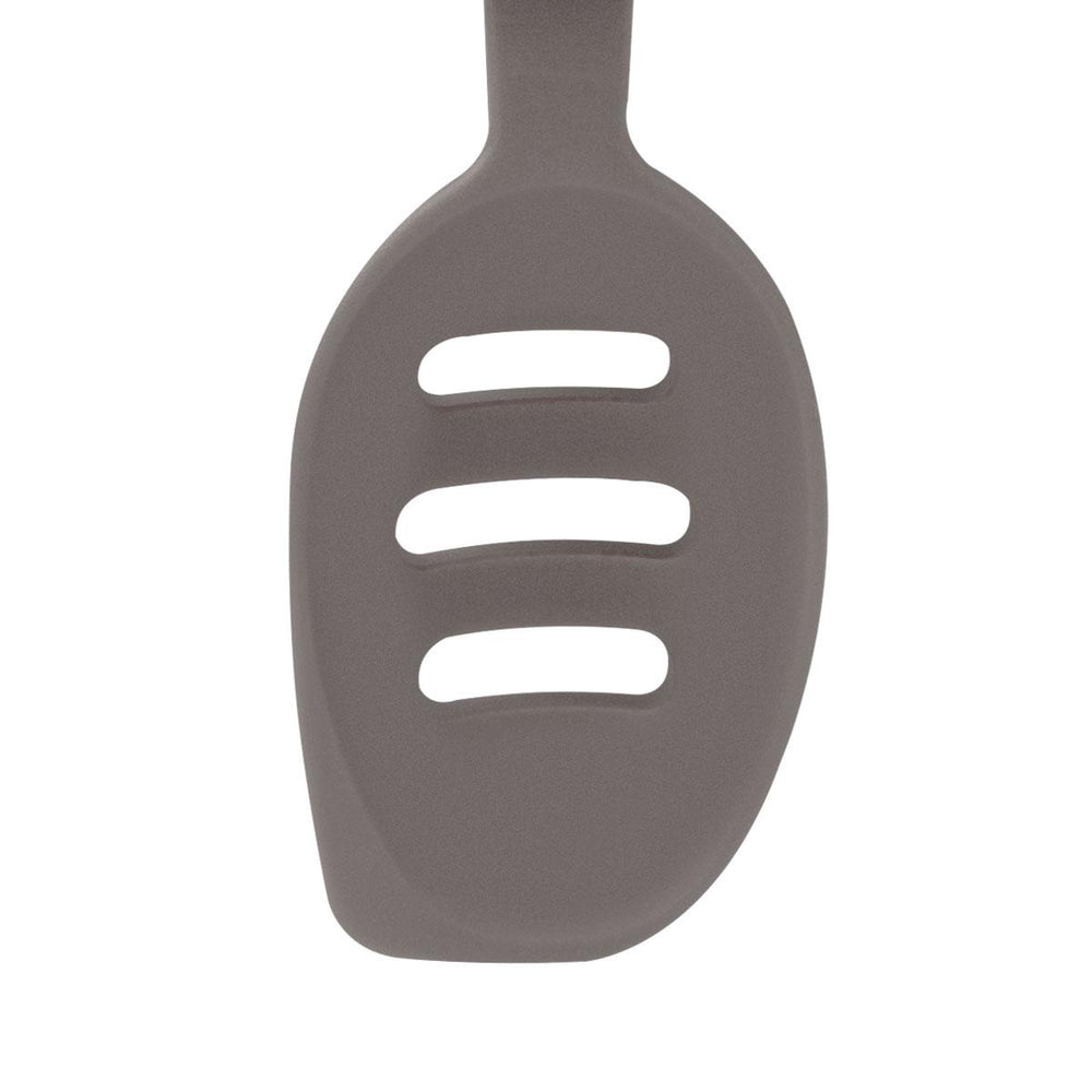 Colher Para Servir Vazada Softta em Silicone Cinza - Tramontina 25853160