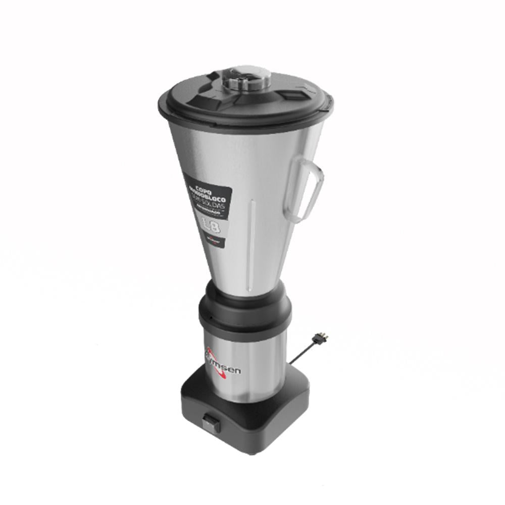 Liquidificador De Baixa Rotação Comercial Inox 8 Litros Monobloco 1/2 CV 3500RPM L8 Bivolt - Skymsen 70982.4