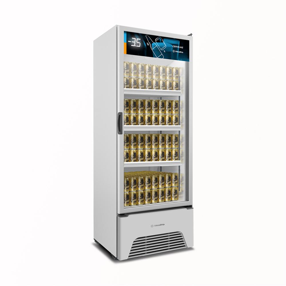 Cervejeira Expositor Vertical 220V Porta de Vidro 513/576 Litros VN50AH Optima Branca - Metalfrio