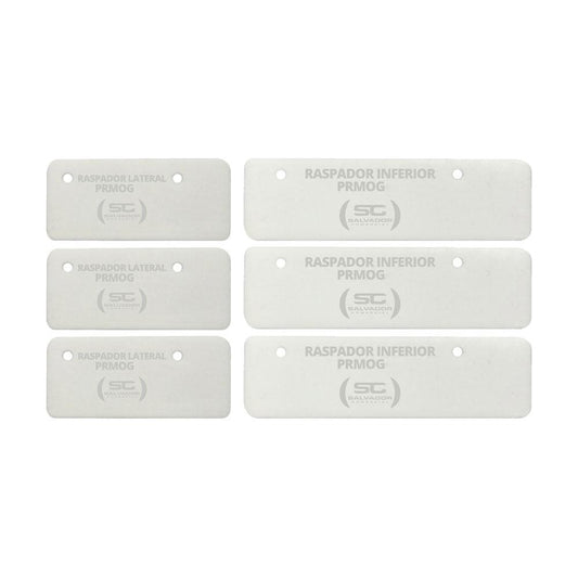 Kit - 3 Pares de Raspadores Silicone Prmog07 Mogmix - Progás