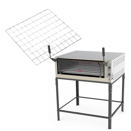 Forno Lastro Assador Refratário Elétrico PRPE-900 220V + Grade Extra - Progás