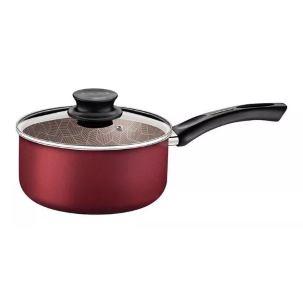 Panela Paris Alumínio Antiaderente Vermelho 2,9l Com Colher Para Servir Tramontina