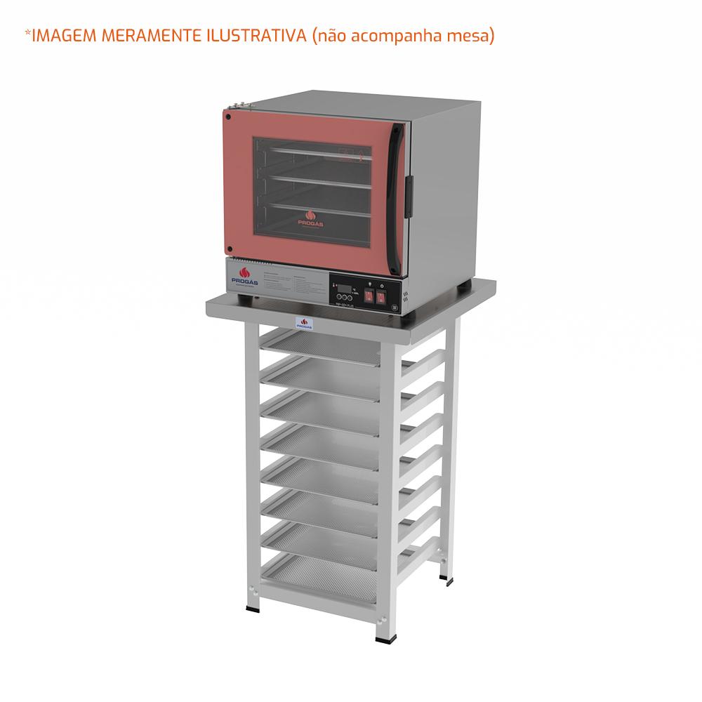 Kit Forno Turbo Elétrico PRP-004 Plus 220V Rosa Progás + 8 Assadeiras Cimapi