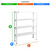 Dispositivo Epóxi Câmara Fria Armário Aberto 4 Bandejas Perfuradas 180x140x40 - Imeca 6071