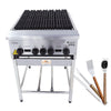 Chapa Char broiler Americana Profissional Grill 60cm Gás Inox Com Pé Cggp60 e Utensílios - Venâncio