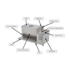 Misturador Inox 25 kg Bivolt com Motor Duplo para Carne e Temperos - Malta 3101110