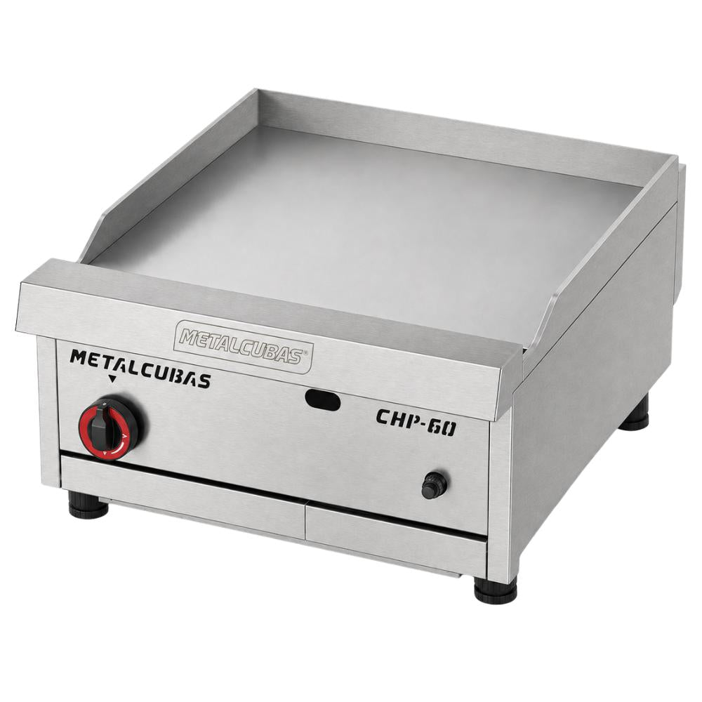 Chapa Lanche Bifeteira a Gás 60 cm Profissional Premium CHP 60 G2 - Metalcubas 26429