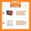 KIT - Forno Turbo Convector Smart Basic Inox e Vermelho FCSB4E 220v + 4 Assadeiras - Venâncio