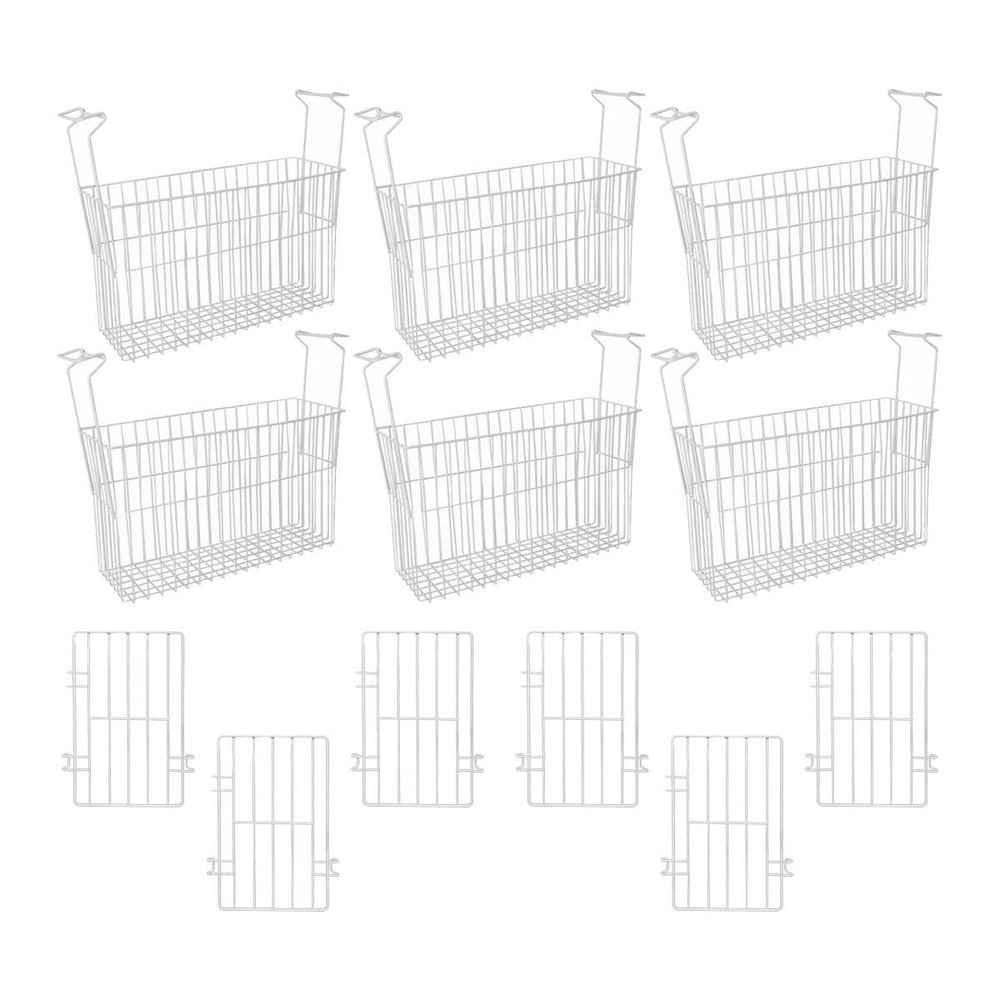 Kit 6 Cestos Organizador Nextgen Para NF e HF Metalfrio + 6 Separadores