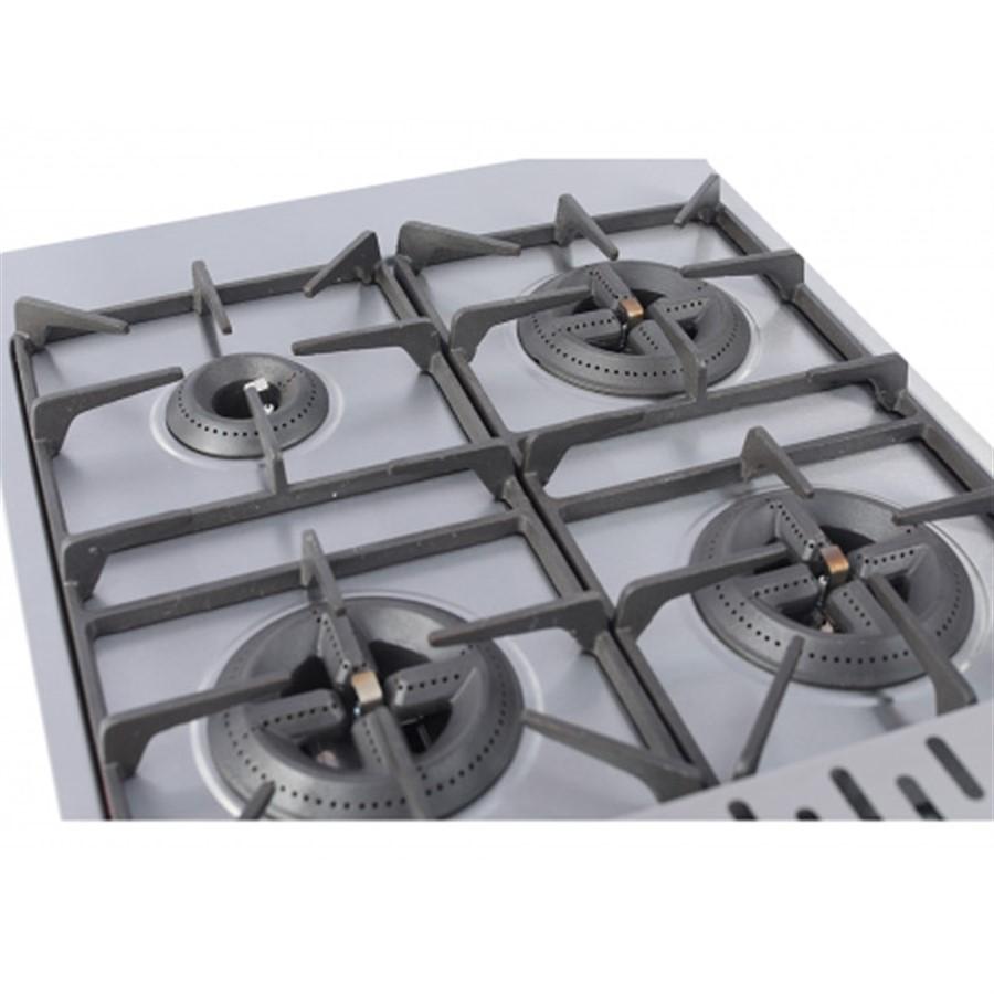 Fogão Industrial 4 Bocas a Gás Inox Dom Bidone Com Forno FDB4F - Venâncio
